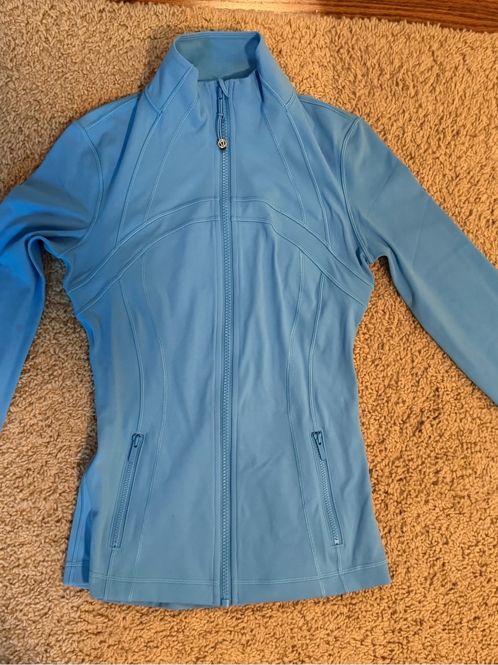 lululemon athletica Sky Blue Full-Zip Utility Jacket